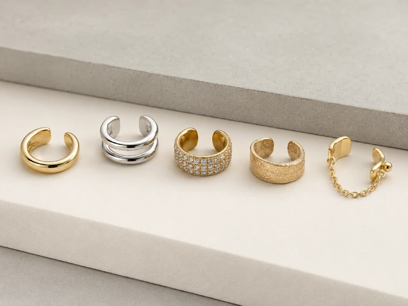 Custom ear cuffs supplier for fashion jewelry collections
