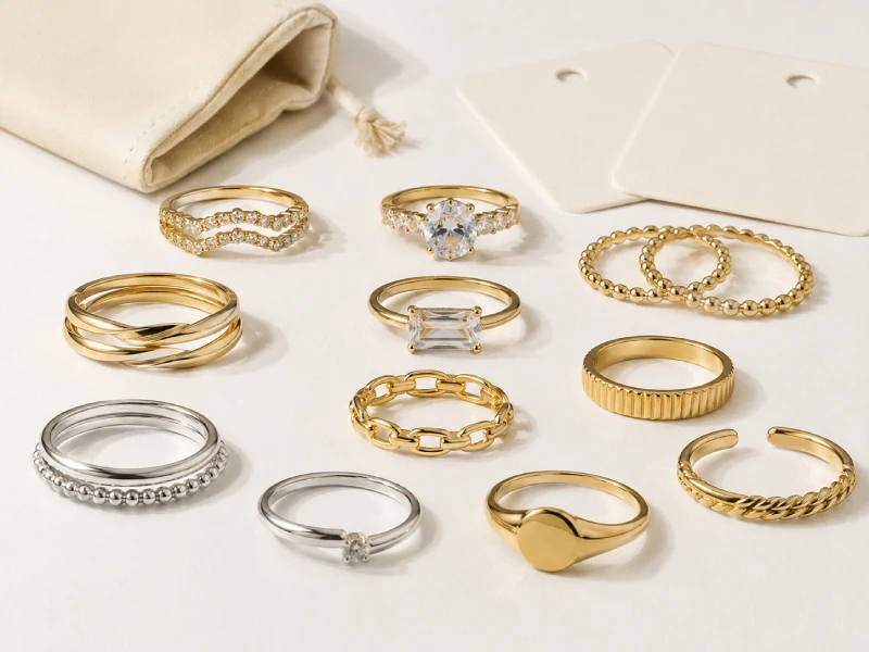 Custom rings for gift brands and wholesale jewelry programs