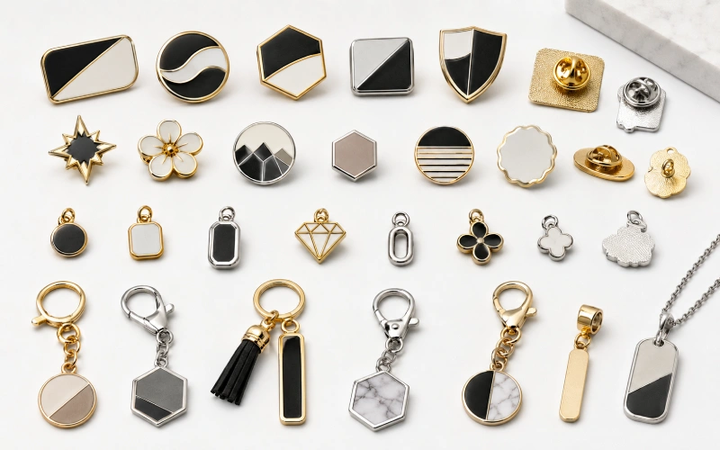 Custom badges pins and jewelry accessories for gift and promotional product brands