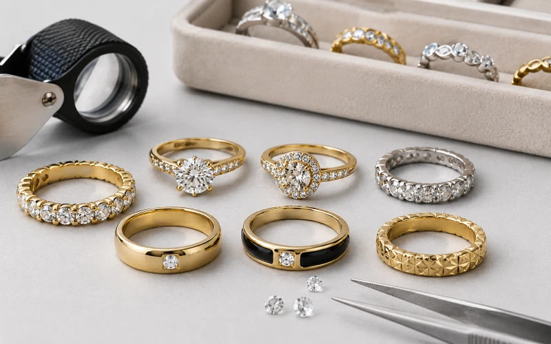 Custom ring QC inspection for stone setting security