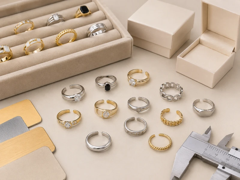 Custom ring sample development before bulk production