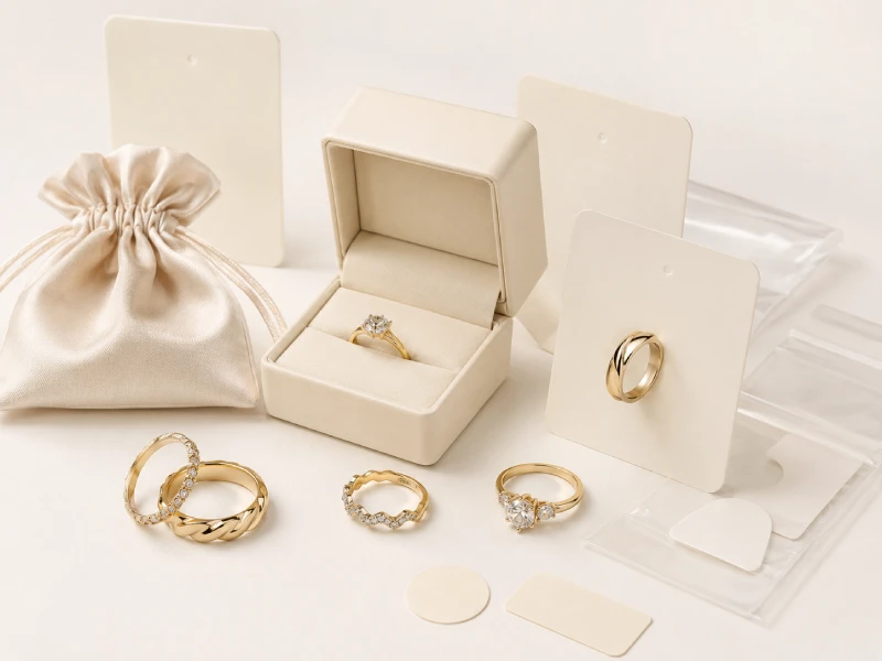 Custom ring packaging for private label jewelry projects