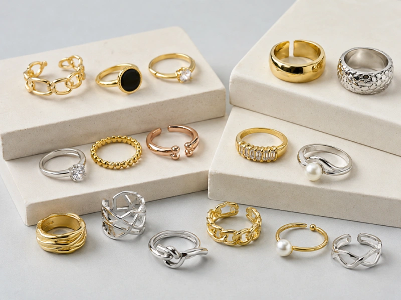 Custom rings for OEM and ODM jewelry manufacturing