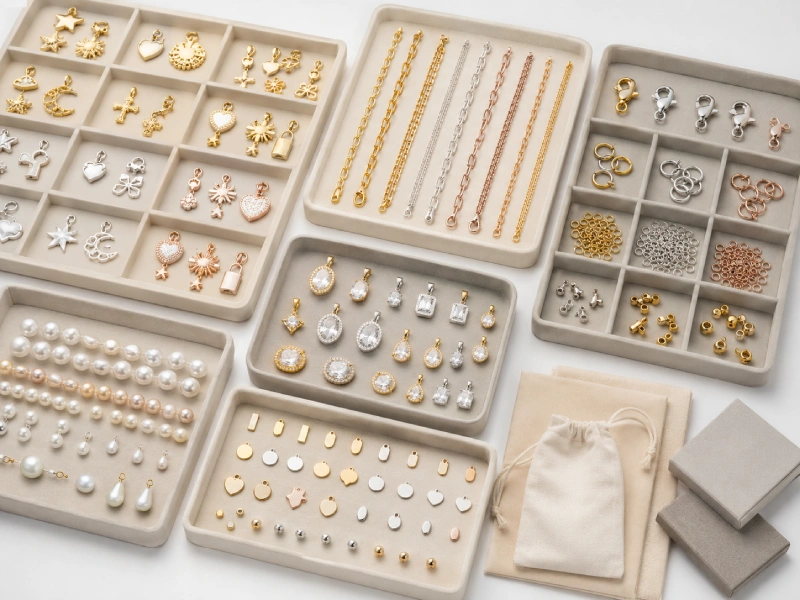 Jewelry accessories and components for custom jewelry manufacturing