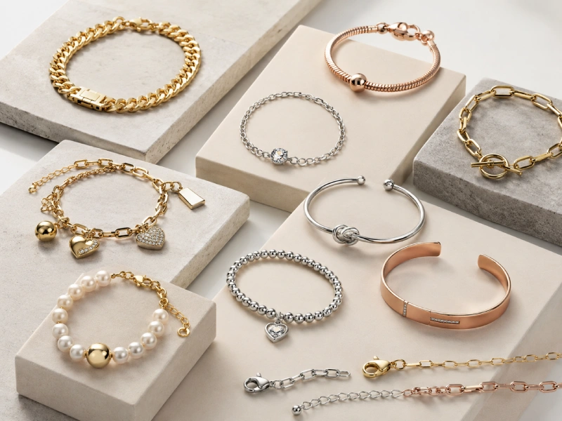 ODM custom bracelets and chain bracelet development for private label brands