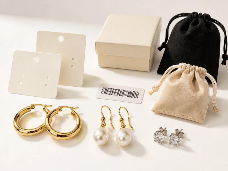 Private label earring cards and packaging for jewelry brands