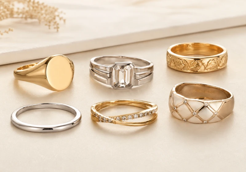 Custom rings manufactured for OEM and private label projects
