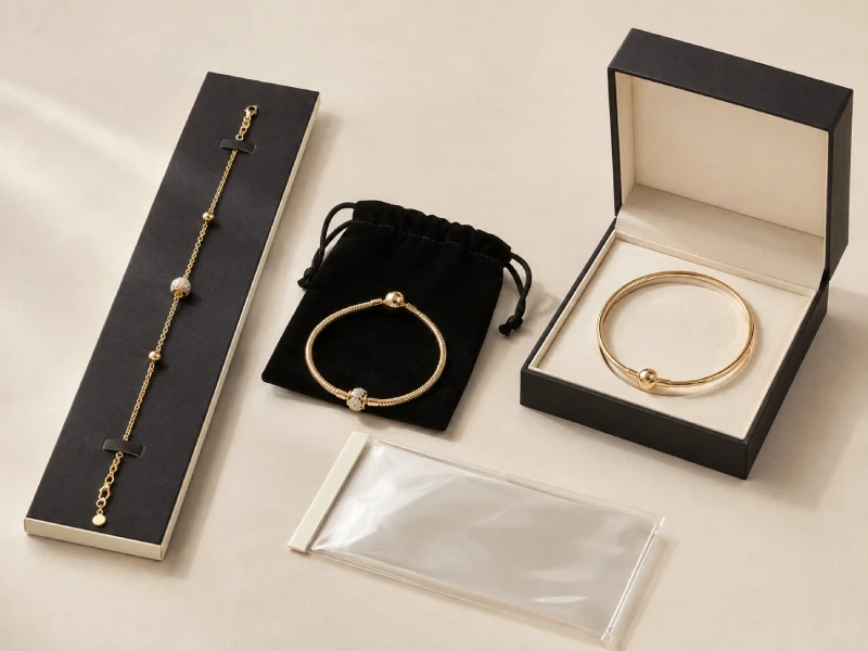 Custom bracelet cards, pouches and boxes for private label bracelets